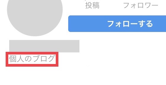 インスタのプロフィールにある 個人のブログ とは 水レンズ